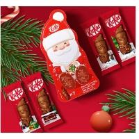 雀巢 奇巧脆米牛奶 巧克力圣诞老人造型礼盒 含7枚*2件 64.2元（合32.1元/件）