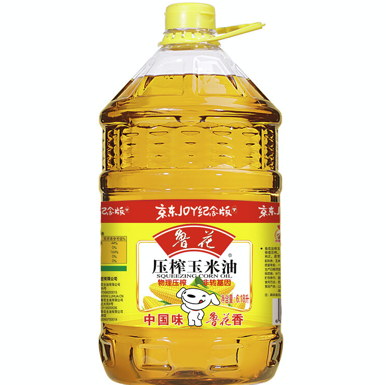 luhua 鲁花 压榨玉米油 6.18L 79.13元