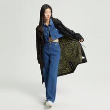 卡尔文·克莱恩 Calvin Klein CK Jeans春秋男女情侣中性虎头印花长外套J400118 807
