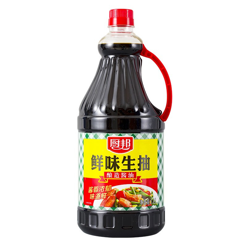 厨邦 鲜味生抽 酿造酱油 1.9L 6.36元（需用券）