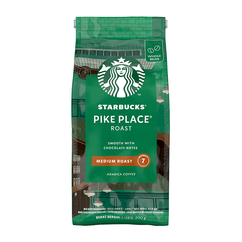 88VIP：STARBUCKS 星巴克 派克市场 中度烘焙 咖啡豆 200g 73.63元（需用券）