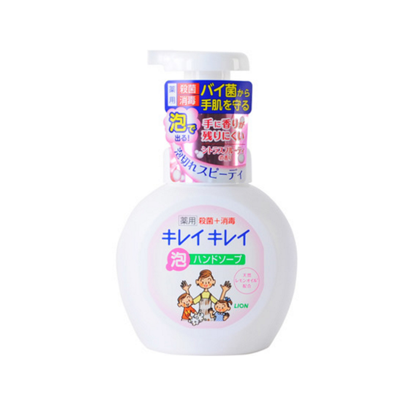 LION 狮王 日本进口 狮王（Lion）儿童宝宝洗手液 全植物薬用泡沫洗手液250mL 