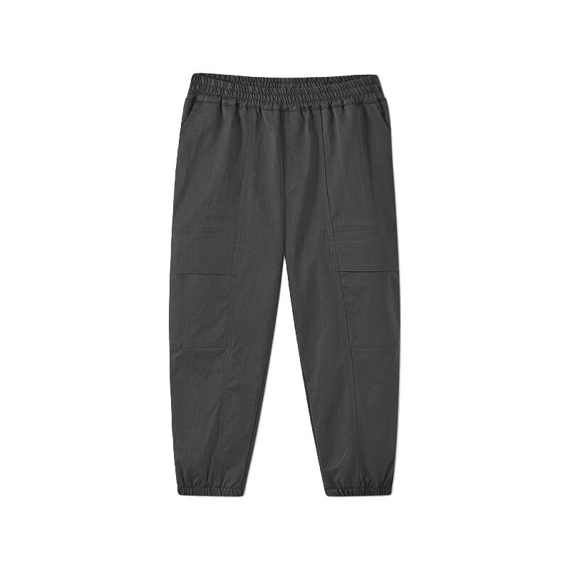 马骑顿 秋季男大童户外露营工装休闲裤 烟灰 110cm 76.5元（需买2件，需用券