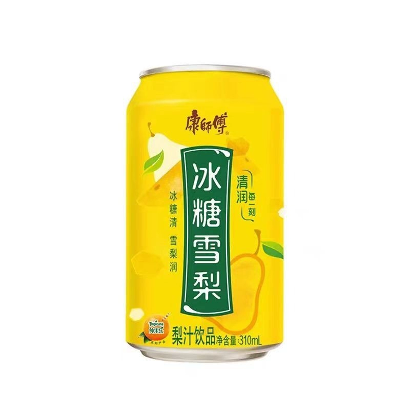 康师傅 冰糖雪梨/鲜果橙/水蜜桃/冰红茶 共4种口味 310ml*6罐 ￥8.48