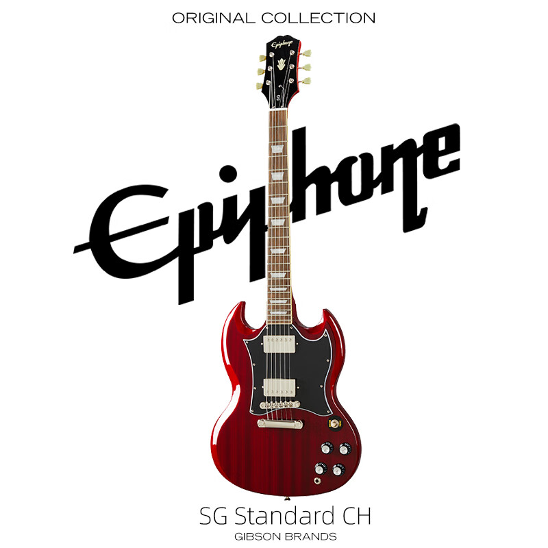 Epiphone 电吉他SG Standard AW 阿尔卑斯白男女生进阶恶魔角易普锋 2848元