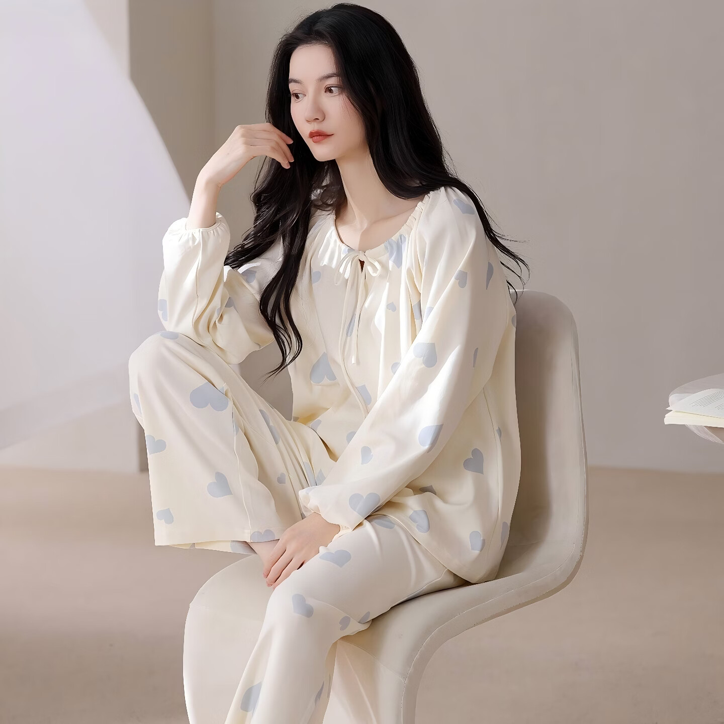 勋阳宇乐 纯棉 女士睡衣套装 95元（需用券）