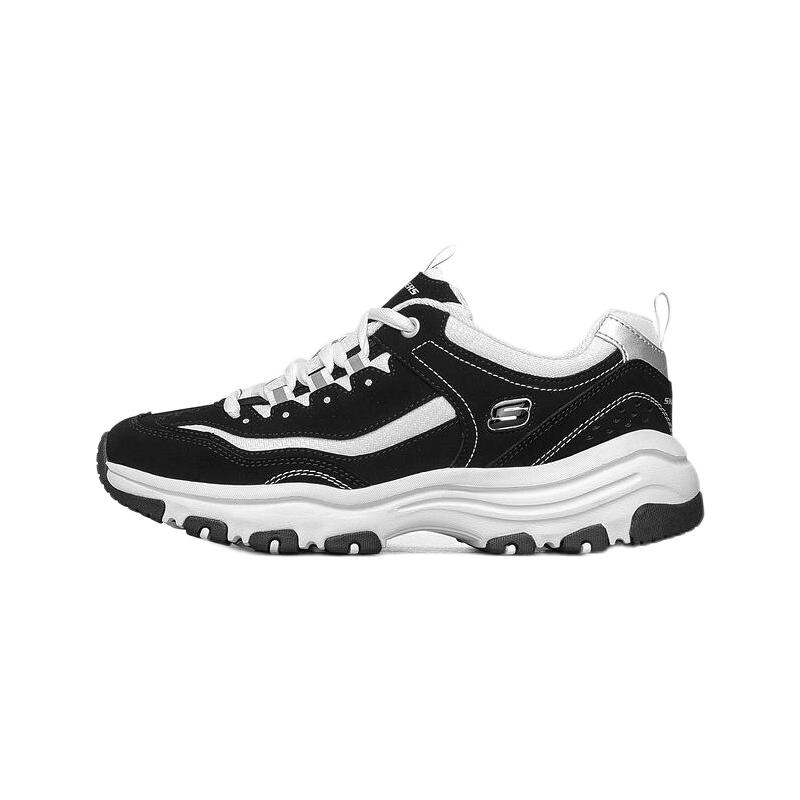 SKECHERS 斯凯奇 D'LITES系列 I-Conik 女子休闲运动鞋 88888250-BKW 黑色/白色 37 228.55