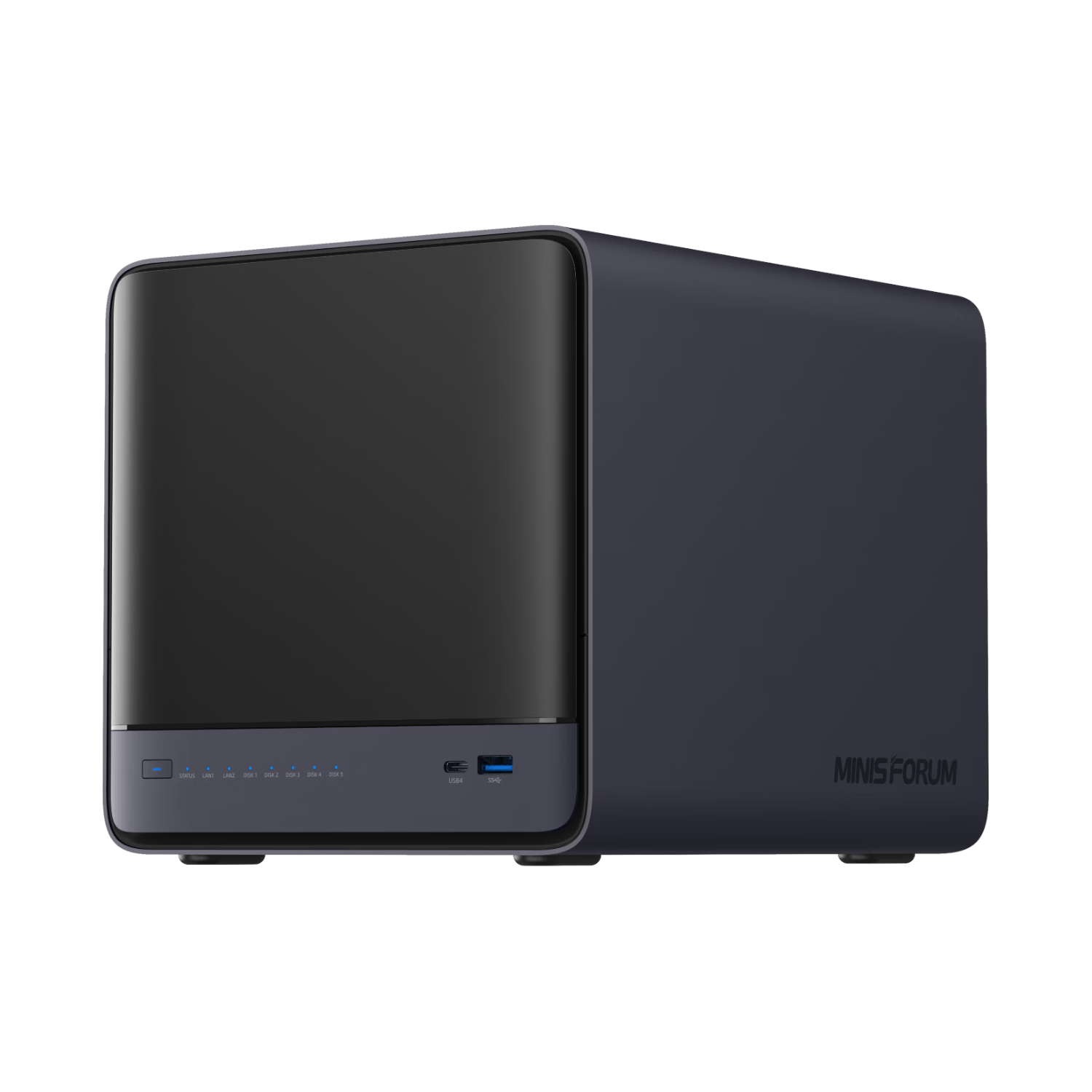 MINISFORUM N5 Air旗舰锐龙7 255迷你主机 &NAS企业级台式机万兆网口软路由mini主