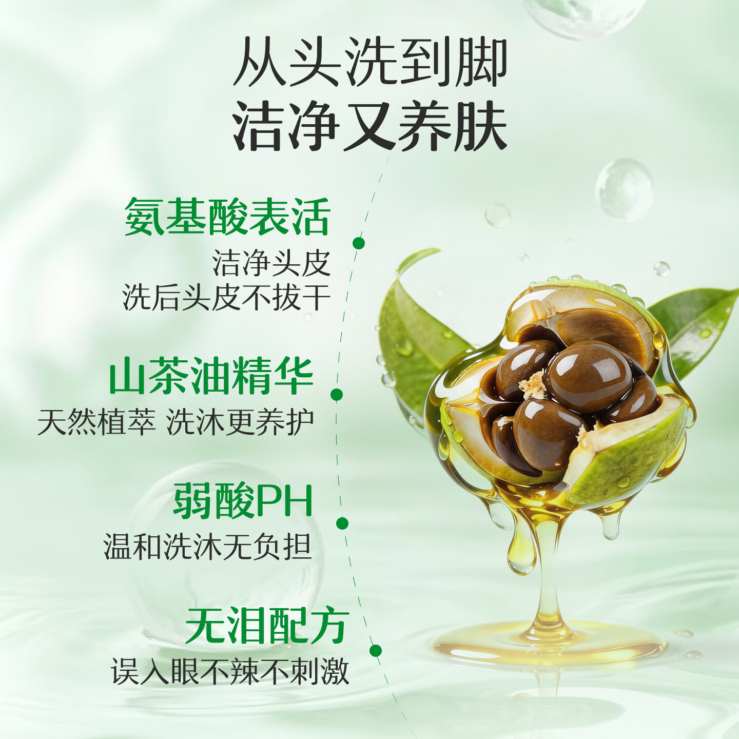 松达 婴儿沐浴油宝宝沐浴露洗发水二合一山茶油洗护保湿护肤温和滋润 净柔沐浴山茶油120ml 14.9元 - 线报酷