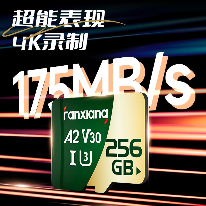 FANXIANG 梵想 256GB TF 内存卡（MicroSD） 153.21元（需用券）