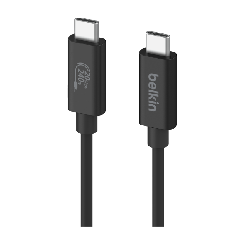 belkin 贝尔金 USB4全功能数据线240W快充高速传输适用苹果手机笔记 ￥33.44