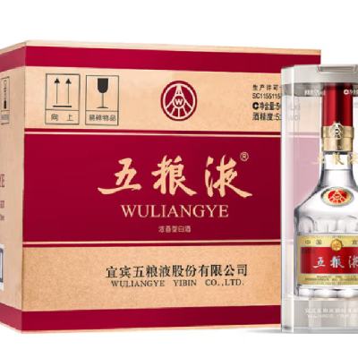 五粮液（WULIANGYE）第八代五粮液 52度 浓香型白酒 52度 500mL 6瓶 5755.01元（需