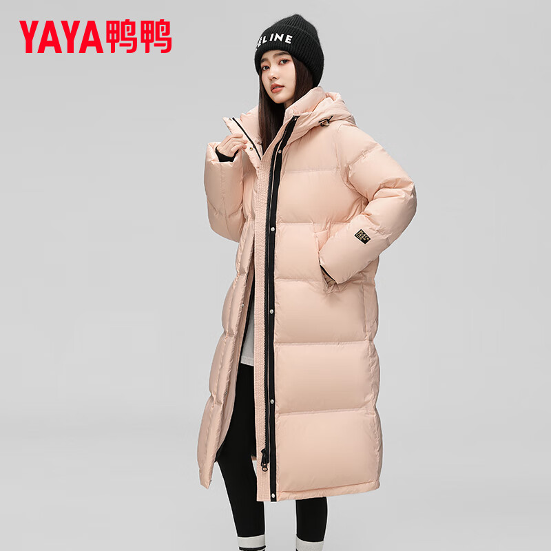 YAYA 鸭鸭羽绒服 清仓特价！212g高充绒长款羽绒服 90绒 245.96元（需用券）