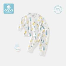 aqpa 婴儿内衣套装纯棉衣服白底卡拉小鸟 66cm 54元（需用券）