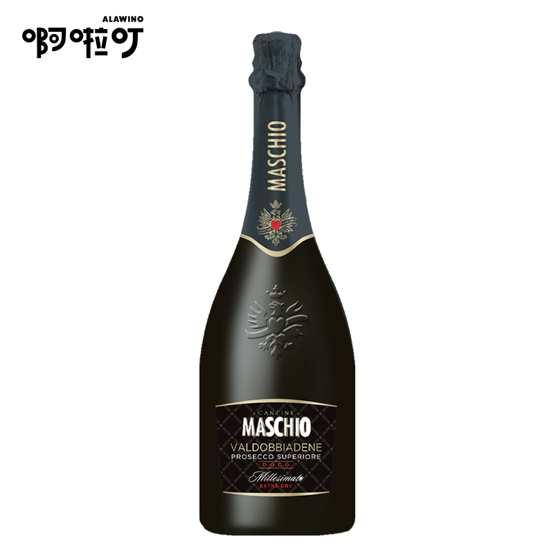 MASCHIO 玛斯乔 Prosecco普罗赛克起泡葡萄酒DOCG产区白汽泡酒意大利原瓶干型 1