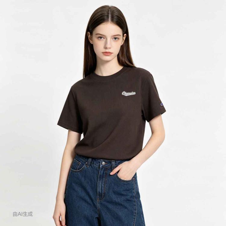 Champion 26春夏新男女同款T恤宽松显瘦圆领舒适休闲风短袖 97元