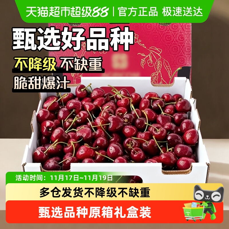 今日必买、有券的上：本来果坊 智利车厘子大樱桃 5斤 135.05元