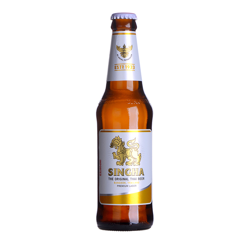 88VIP：SINGHA 胜狮 拉格啤酒 330ml*24瓶 122.55元