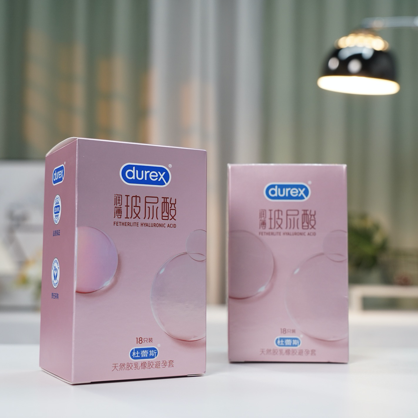 durex 杜蕾斯 润薄玻尿酸安全套 18只 69.9元包邮（需用券）