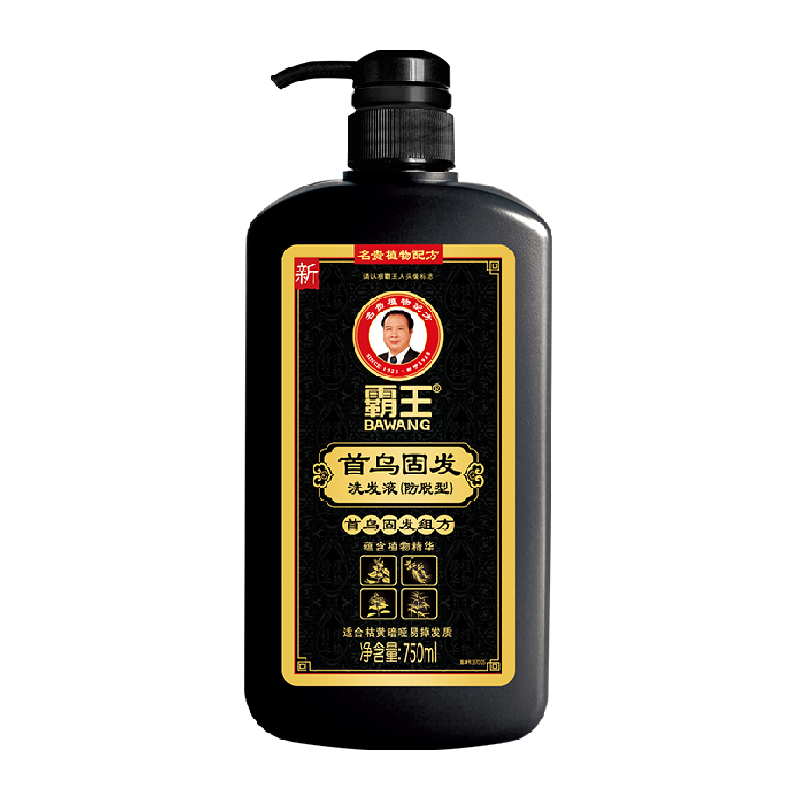 霸王首乌固发洗发液洗发水750ml 券后19.9元