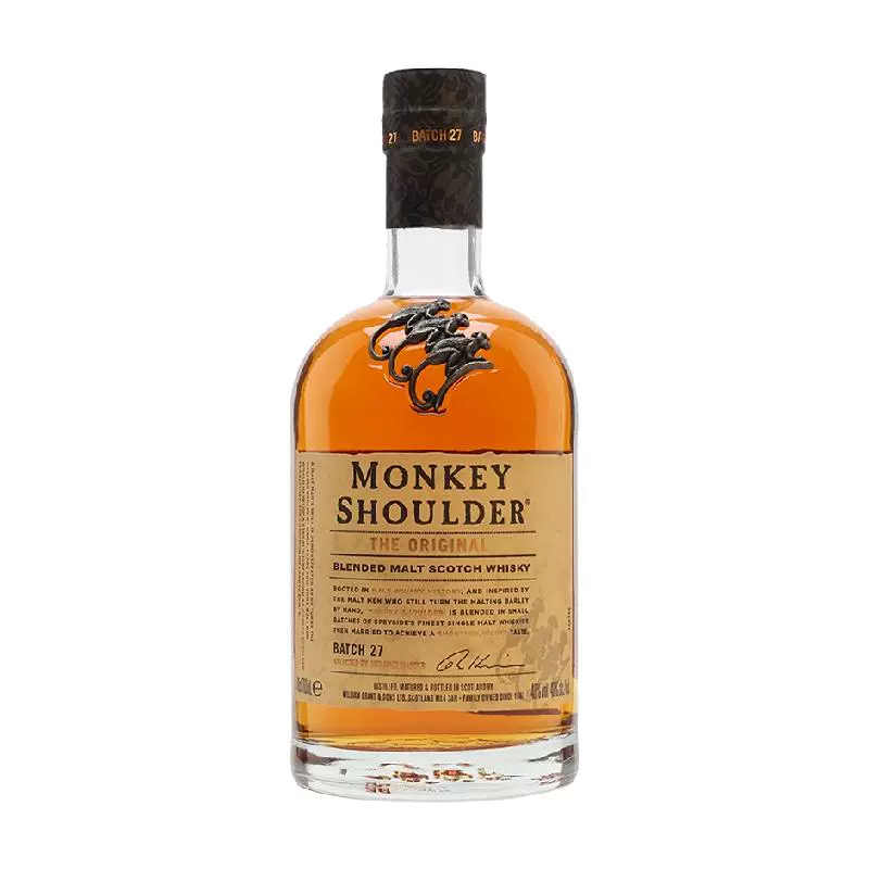 Monkey Shoulder 三只猴子 苏格兰 调和威士忌 40%vol 无盒装 ￥207.1