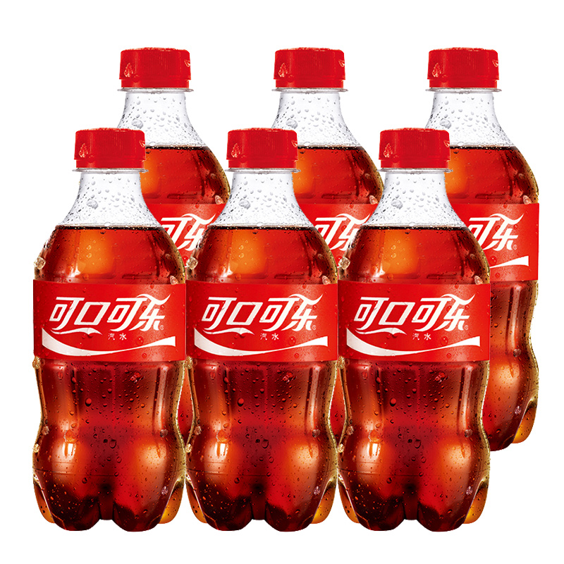 Coca-Cola 可口可乐 碳酸饮料小瓶装汽水 300mlX6瓶 9.88元