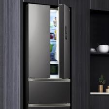 Midea 美的 325升一级能效双变频法式多门四开门小型家用电冰箱超薄风冷无霜