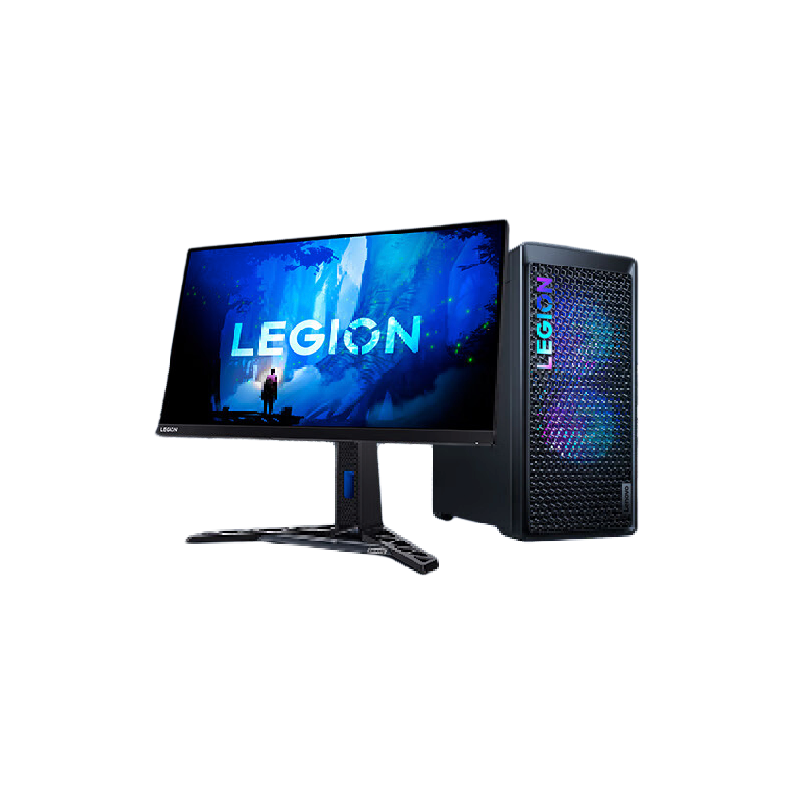 LEGION 联想拯救者 刃7000K 2024款 游戏台式机 黑色（酷睿i7-13650HX、RX 7600 8G、16G