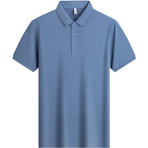 罗蒙男士透气Polo衫夏季薄款商务翻领T恤 5T509501黑色3XL 29.9元
