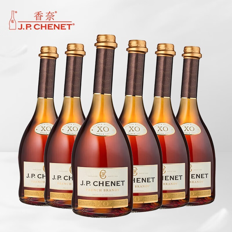 J.P.CHENET 香奈 白兰地XO 洋酒40度7 00mL 6瓶 整箱 498元（需用券）
