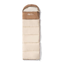 牧高笛 可拼接保暖室内露营单人隔脏棉睡袋1.0KG EX19562001 浅沙色（右） 80.1