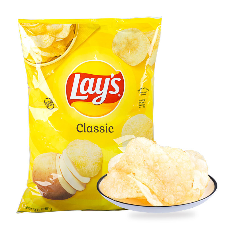 Lay's 乐事 Plus：乐事 薯片 美国进口经典原味超 大家庭装 425.2g 51.91元（需用
