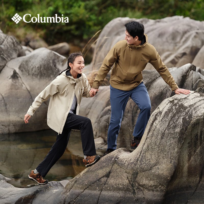 再降价、PLUS会员：Columbia 哥伦比亚 情侣款 户外山野冲锋衣 RE0086 257 多色任