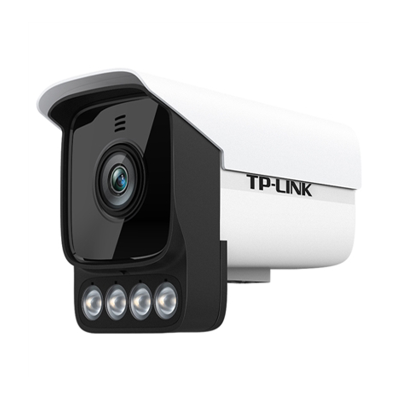 TP-LINK 普联 TL-IPC546HP-A 400万高清星光全彩警戒网络摄像机标准PoE供电红外夜