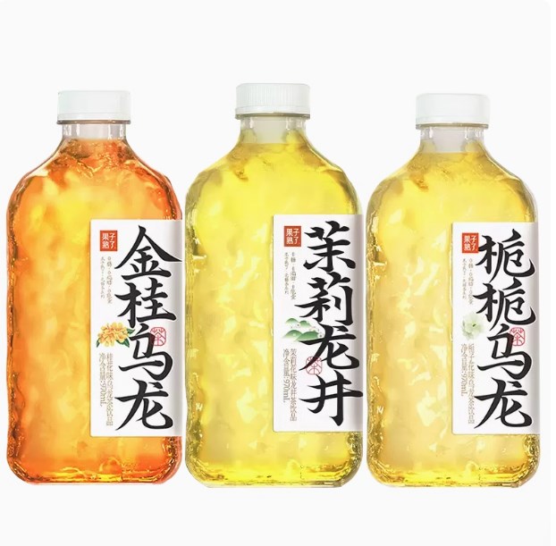 88VIP：果子熟了 茉莉龙井无糖茶饮料 970ml*6瓶 32.78元