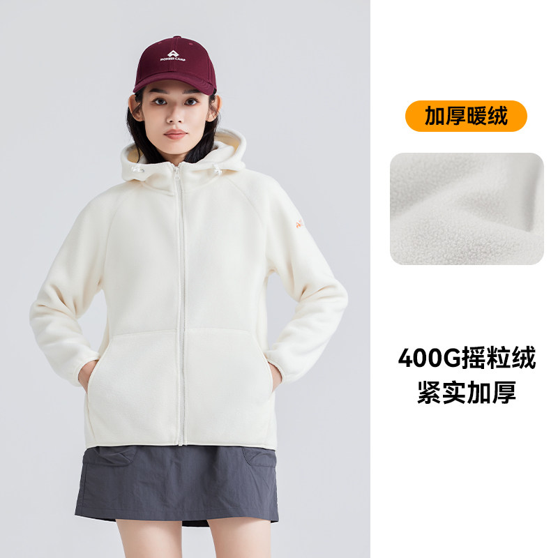 移动端：Pioneer Camp GRY223103 女款抓绒衣 229元（淘金币可抵2.79元起）
