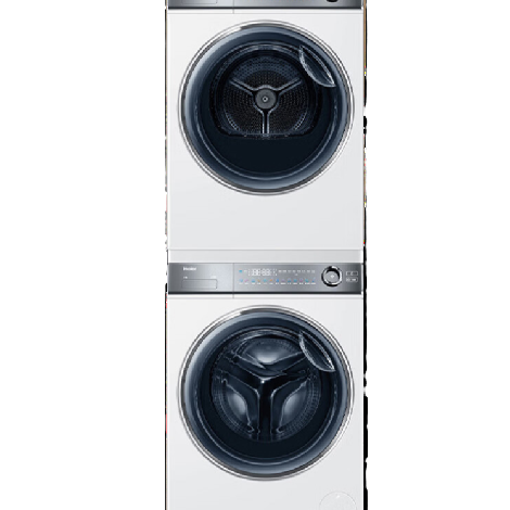 海尔 Haier 云溪冠军版376W HGY100-F376WU1+XQG100-BD14376LWU1 热泵式洗烘套装 白色 5302