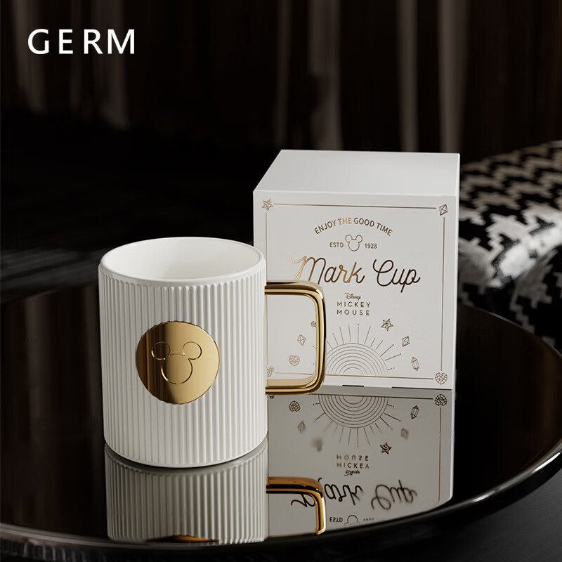 GERM 格沵 陶瓷咖啡杯 400ml 白色 66.53元（需用券）