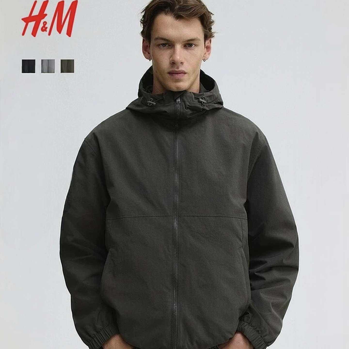 H&M 男装女装夹克 1293996 多色 164.5元包邮