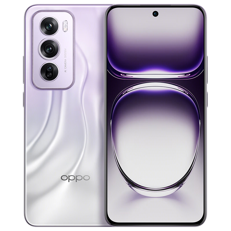 plus会员:OPPO Reno12 Pro 超美小直屏 安卓Live图 天玑旗舰芯 16GB+512GB 银幻紫 智能