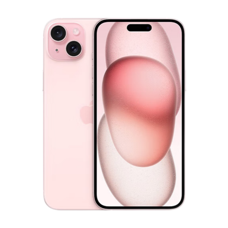 plus：Apple/苹果 iPhone 15 Plus (A3096) 512GB 粉色支持移动联通电信5G 双卡双待手机