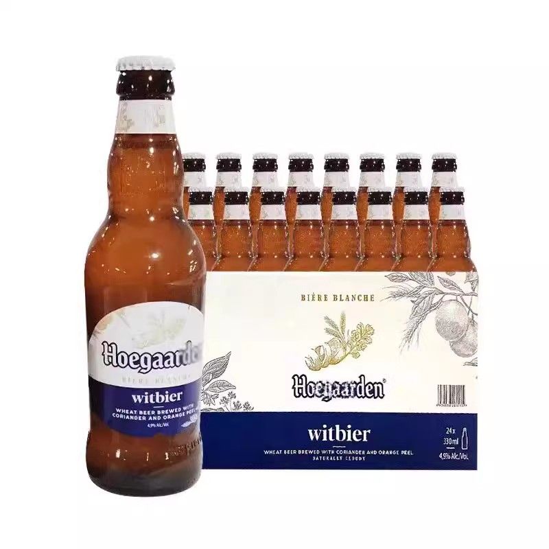 百亿补贴：Budweiser 百威 Hoegaarden 精酿小麦白啤 330ml*24瓶 127元（多人团）