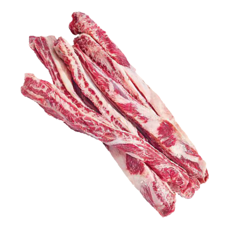 牛鲜尊 牛肋条澳洲进口原切谷饲去骨安格斯牛肉 1kg（长肋条）非合成肉*2 10