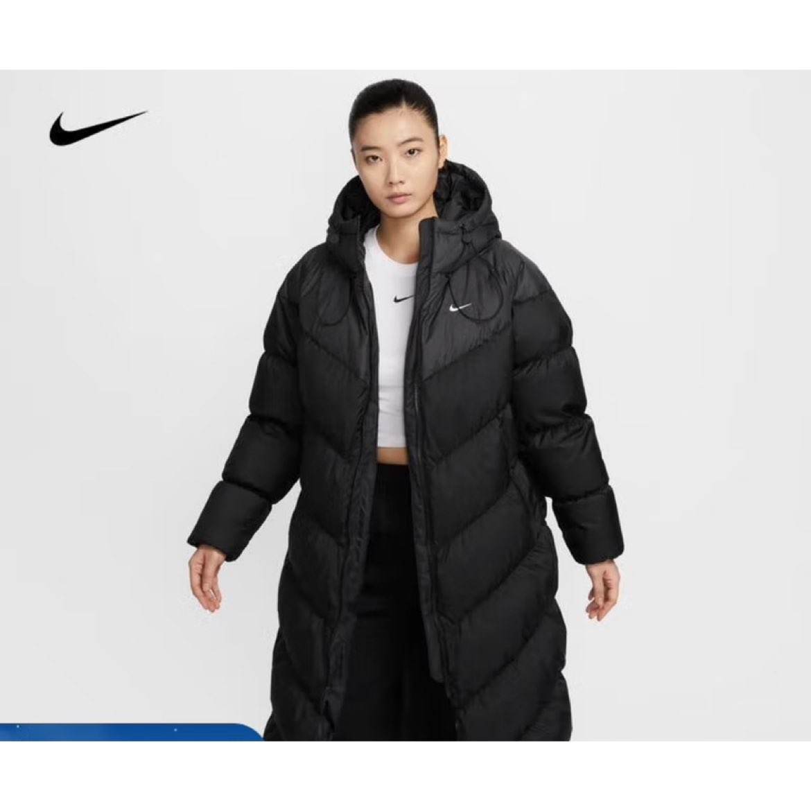 17日20点、耐克（NIKE）SPORTSWEAR STORM-FIT WINDRUNNER 女子防风羽绒外套 1404元