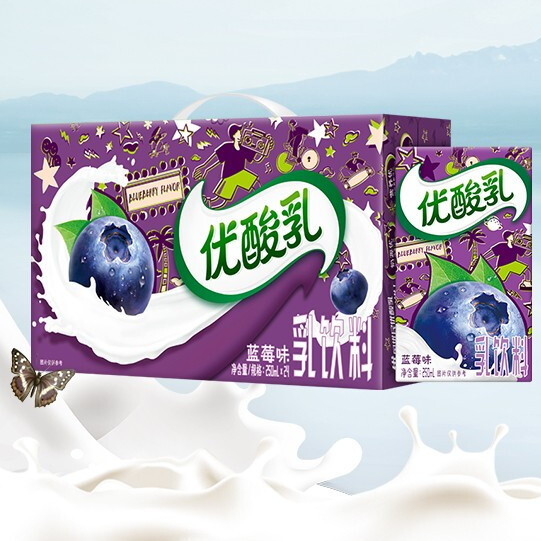 yili 伊利 优酸乳 蓝莓味250ml*24盒 33.8元（需用券）