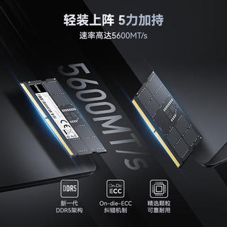 雷克沙 DDR5 5600笔记本内存条 1679元 - 86线报 雷克沙 DDR5 5600笔记本内存条 1679元 - 86线报