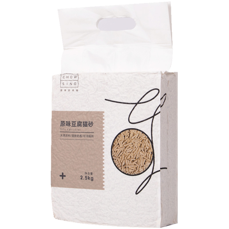 CHOWSING 宠幸 天然豆腐猫砂 2.5kg 绿茶味 18.9元