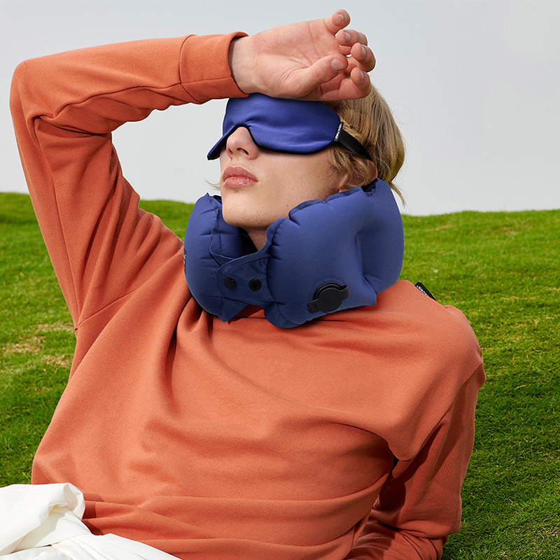 URBAN FOREST 充气颈枕 眼罩套装 旅行颈枕充气u型枕午睡枕头 238元（需用券）