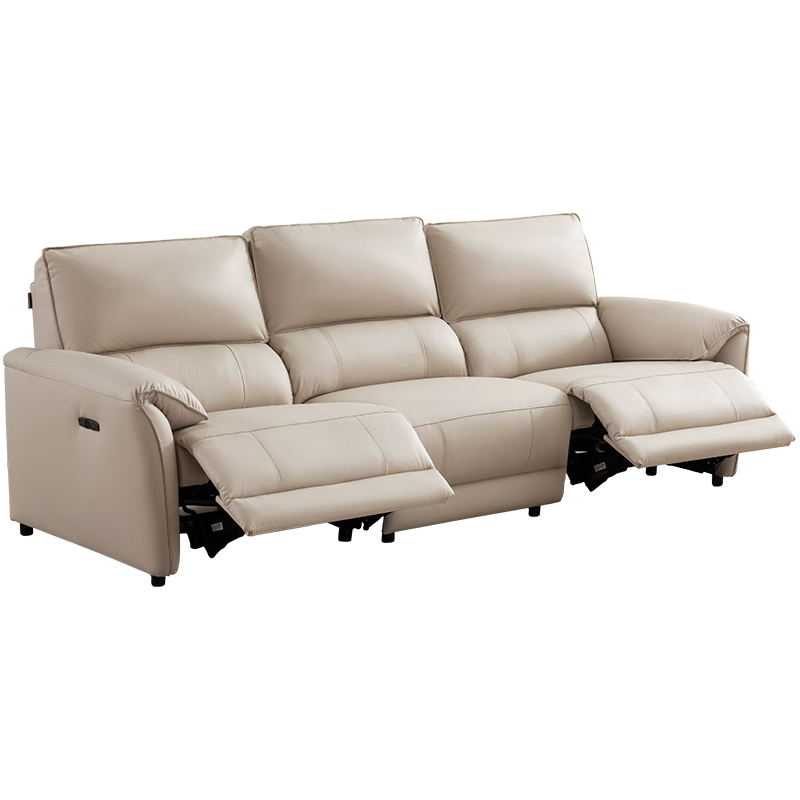 芝华仕 头等舱零靠墙法式奶油风真皮电动功能沙发芝华士大象耳朵11323 延期