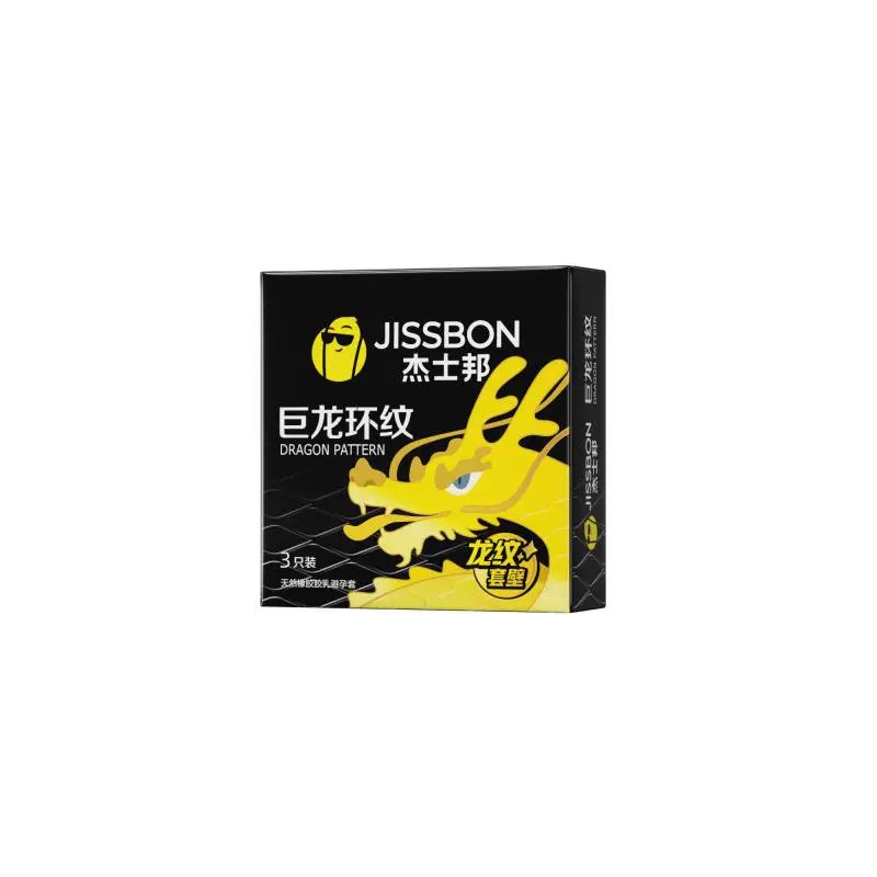 jissbon 杰士邦 超凡龙纹安全套组合 5只（龙纹*4+超凡颗粒*1） ￥29.9